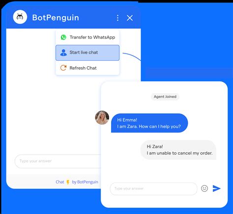 FREE Live chat software | Live chat on website | BotPenguin