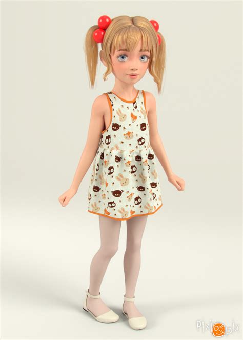 pixlopix: "Abbygale #3d #loli" - 🔞 baraag.net