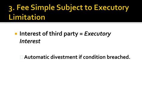 fee simple defeasible estate 9