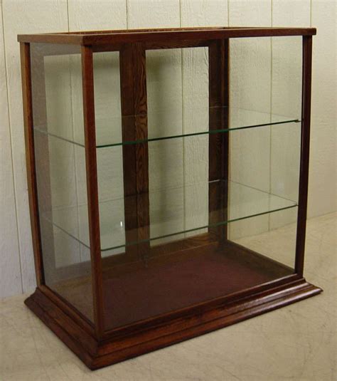 Country Store Oak Counter Display Cabinet - Doug Schmitt Antiques