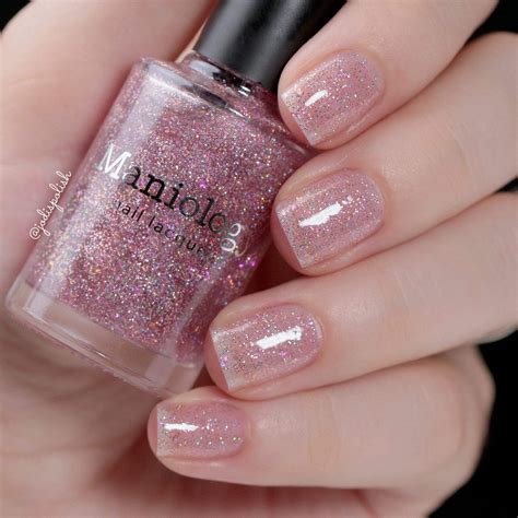 Glisten All That Glitters Pink Glitter Nail Polish | Maniology