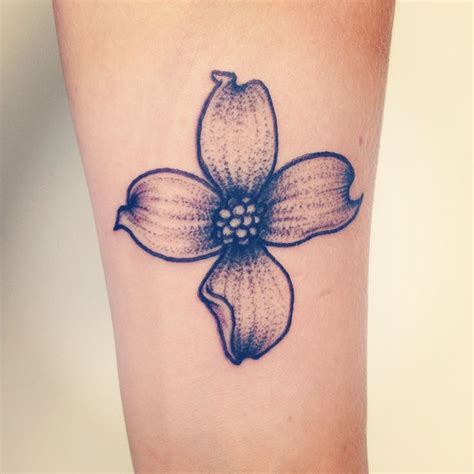 BC tribute tattoo. Dogwood flower by Joel Rich. http://instagram.com/joelisrich | Dogwood tattoo ...