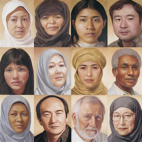 Premium Photo | Diverse group of people of different ethnicities ...