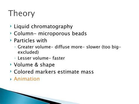 Size Exclusion Chromatography
