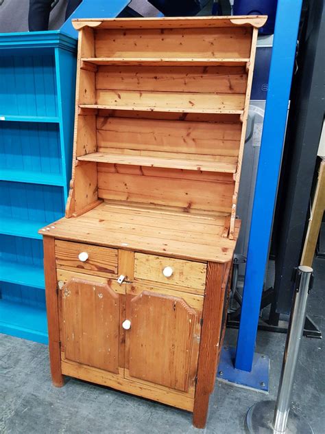lot pine kitchen buffet  hutch