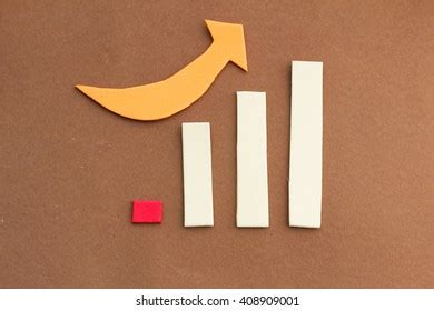 chart showing increasing trend concept growthincreasing stock photo