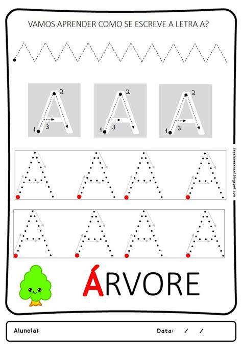 Atividade Educacao Infantil Letra A - Atividades para Educação Infantil - Alfabeto A à E | Atividade letra a ...