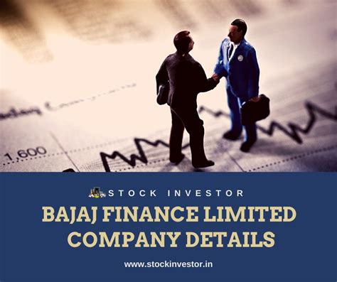 bajaj finance limited company details stock investor