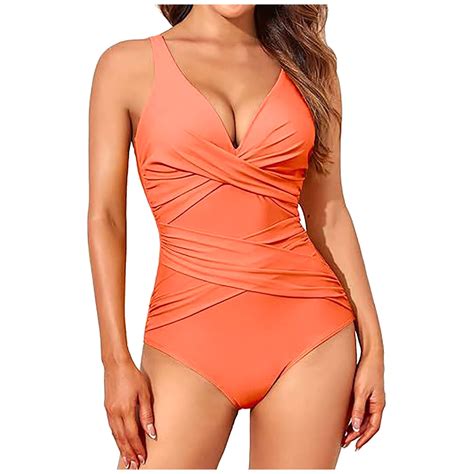 Puntoco 2025 Summer Beach Swim Bathing Suits Women's Retro High Cut Low