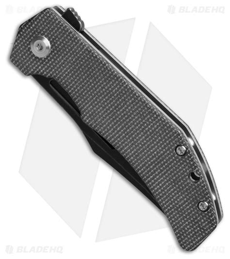 tenable orion liner lock knife black micarta black sw