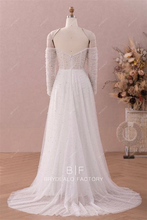 Pearl Wedding Dresses: Timeless Elegance | Brydealo