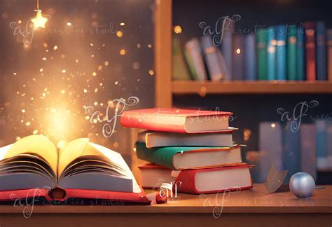 Book Backgrounds Back to School Digital Composite Photography Composite ...