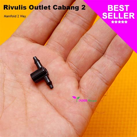 Jual Pembagi Dripper 2 Cabang Rivulis per 10pcs | Shopee Indonesia