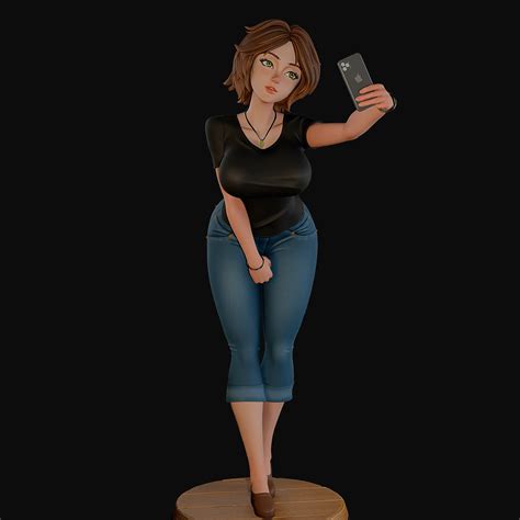 3DMOMOJI - 卡斯姨妈（3d Print）新 - 3dMomoji – Aunt CA ss (3d-print)new - 人物