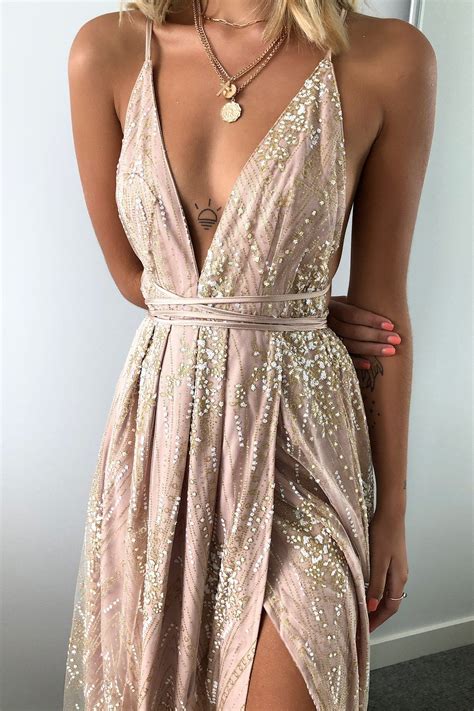 Scarlett Dress - Gold Glitter | Pretty prom dresses, Scarlett dresses ...