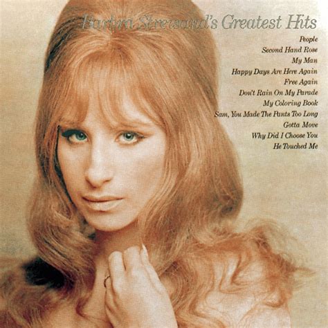 Barbra Streisand - Barbra Streisand’s Greatest Hits Lyrics and ...