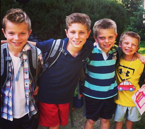 wordless wednesday st day  school   boys st time