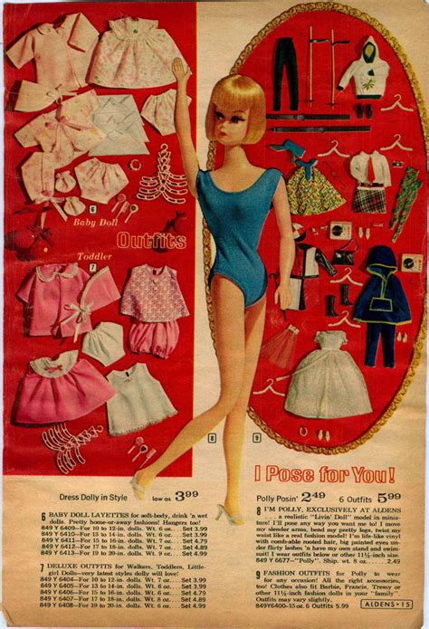 Polly Jilmar doll ad/Barbie clone | Vintage barbie dolls, Vintage ...