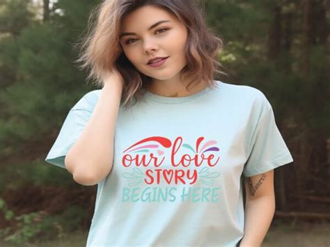 OUR LOVE STORY BEGINS HERE - Buy t-shirt designs