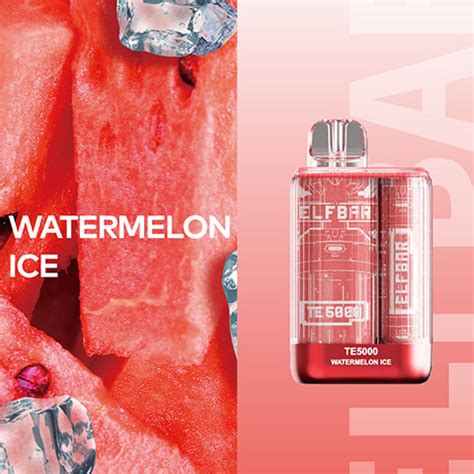 купити Elf Bar TE5000 Watermelon Ice - Ельф Бар Айс Кавун на 5000 ...