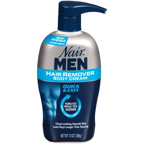 Nair Hair Remover for Men Hair Remover Body Cream, 13 oz - Walmart.com