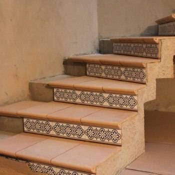 Плитки для лестницы: керамические ступени в доме, облицовка внутри ...