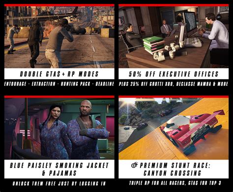 CEO Bonuses this Weekend: Double GTA$ and RP Modes, 50% Off Executive ...