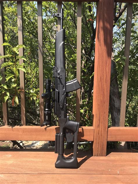 My featureless Saiga, aka baby SVD : r/CAguns