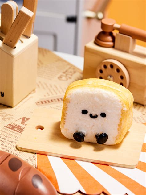 Tabasquishy™ Handmade Cute Toast Taba Squishy – Perfect Stress Relief