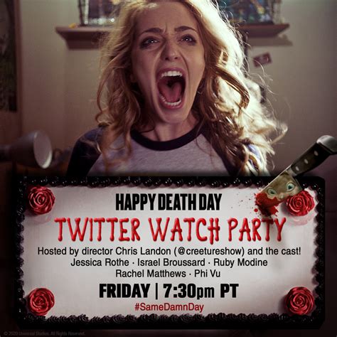 Hey, it's Our Birthday! Blumhouse Hosting Watch Party of 'Happy Death ...