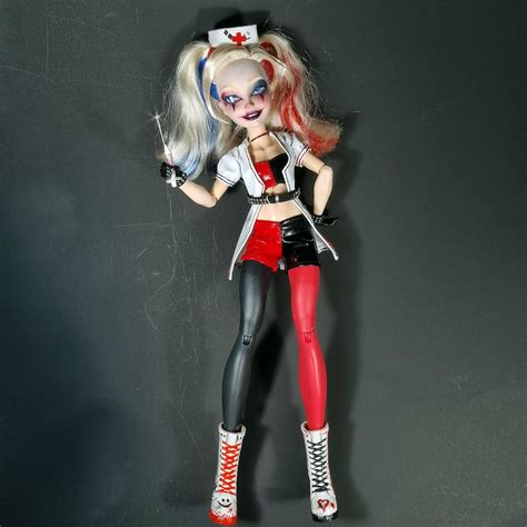 I customised a DC Super Hero Girls Harley Quinn doll to give her a more