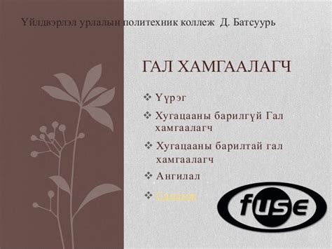 гал хамгаалагч