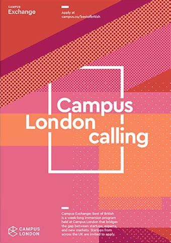 Campus London Calling Poster