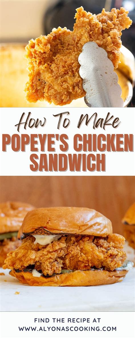 Popeyes chicken sandwich recipe – Artofit