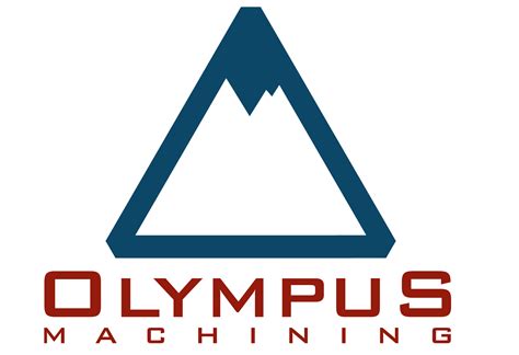 simple logo  olympus machining