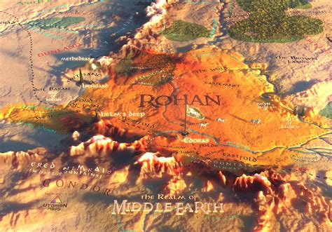 Unveiling The Rohan Map: A Comprehensive Guide To Understanding Tolkien ...