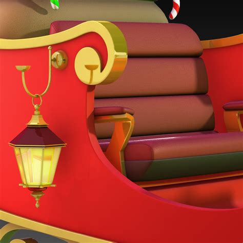 Santa Sleigh 3D Model $49 - .obj .fbx .ma - Free3D