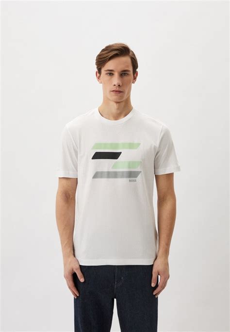 Футболка Boss Tee 3, цвет: белый, RTLADG538501 — купить в интернет ...