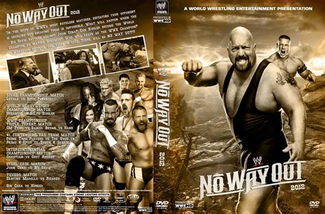 WWE No Way Out 2012 DVD Cover V1 by Chirantha on DeviantArt