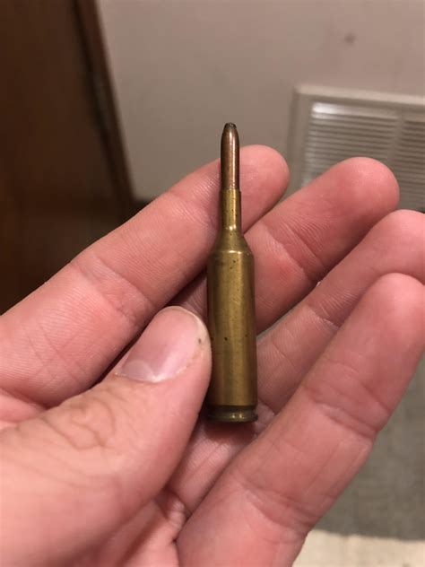 Anyone able to identify? .147 bullet based on a .222 case. : r ...