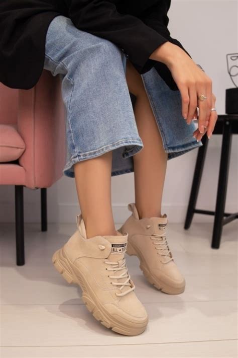 Купить Ботинки Alina shoes.kz 58D8999 бежевый 36 в Алматы – Магазин на ...