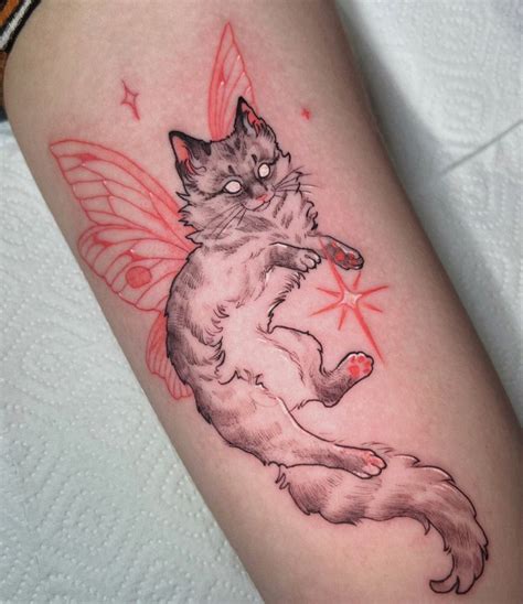Pin by alaina on tattoos | Cat tattoo, Cute tattoos, Kitten tattoo