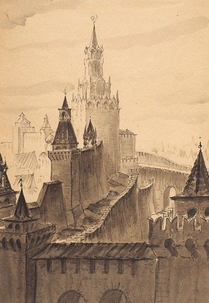 1960-е. Бернштейн Э.Б. Московский Кремль. Спасская башня. в 2024 г ...
