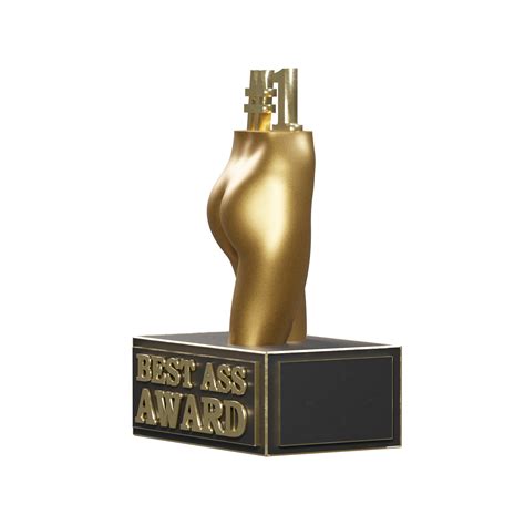 🪖 Best Ass Award・Free 3D File for 3D printing・Cults
