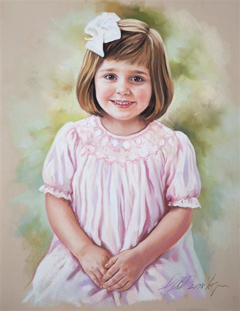 Pastel Portraits Portrait Paintings a Handmade Portrait of a - Etsy