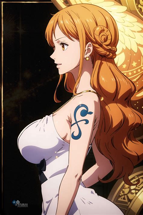 Nami thriller bark wedding | Nami zou dress, Nami onigashima, Nami one
