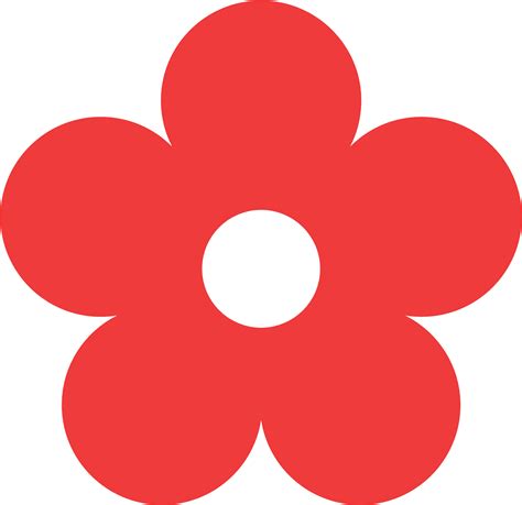 single colour clipart hd flower clipart color  png