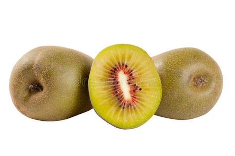 Kiwi berries and a cut one stock image. Image of mini - 34553463
