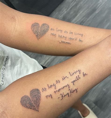 30 Heart-Melting Mother and Daughter Tattoo Ideas