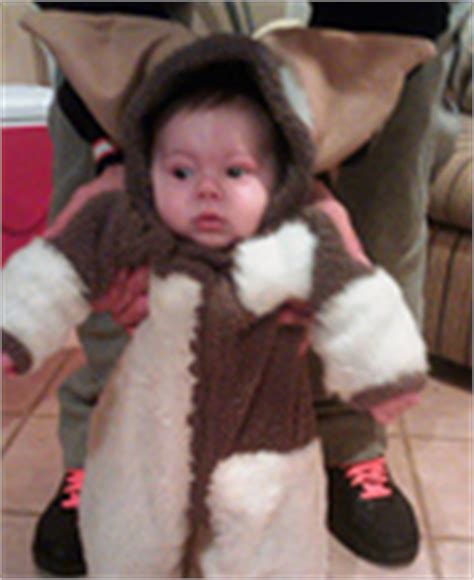 Homemade GIZMO Baby Costume